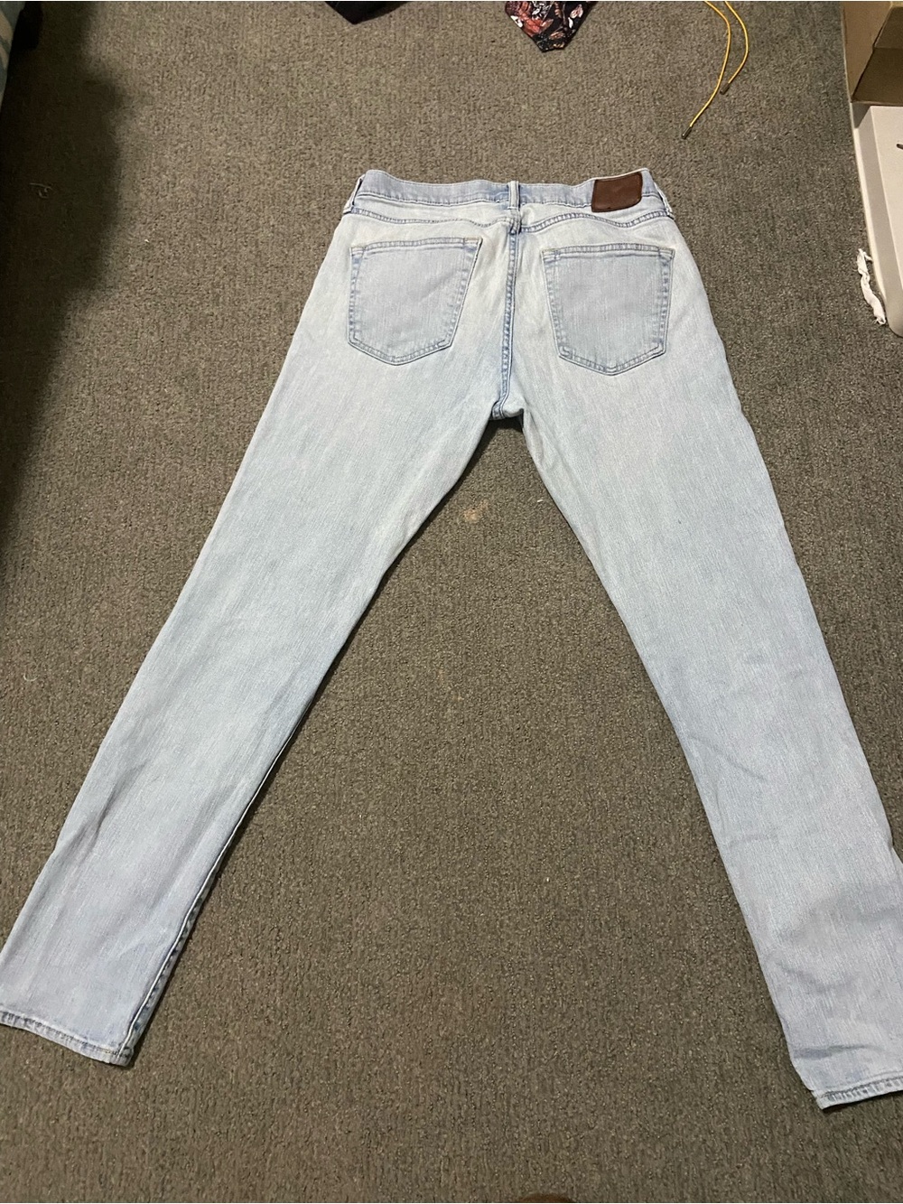 31x32 Abercrombie & Fitch Men’s Light Wash Langdon Stretch Slim Jeans - Picture 2 of 4